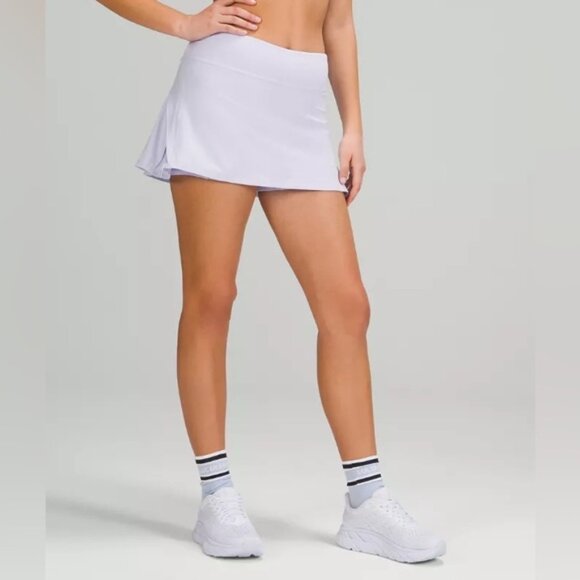 Lululemon Athletica PLAY OFF THE PLEATS TENNIS SKIRT BLUE DAYDREAM SIZE 6 NWT - Picture 1 of 8